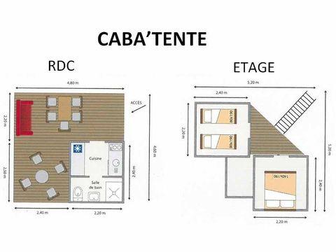 HÉBERGEMENT INSOLITE 4 personnes - Ecureuil