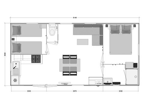 MOBILHOME 4 personnes - Bahia Large