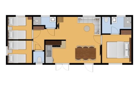 MOBILHOME 6 personnes - Juffer
