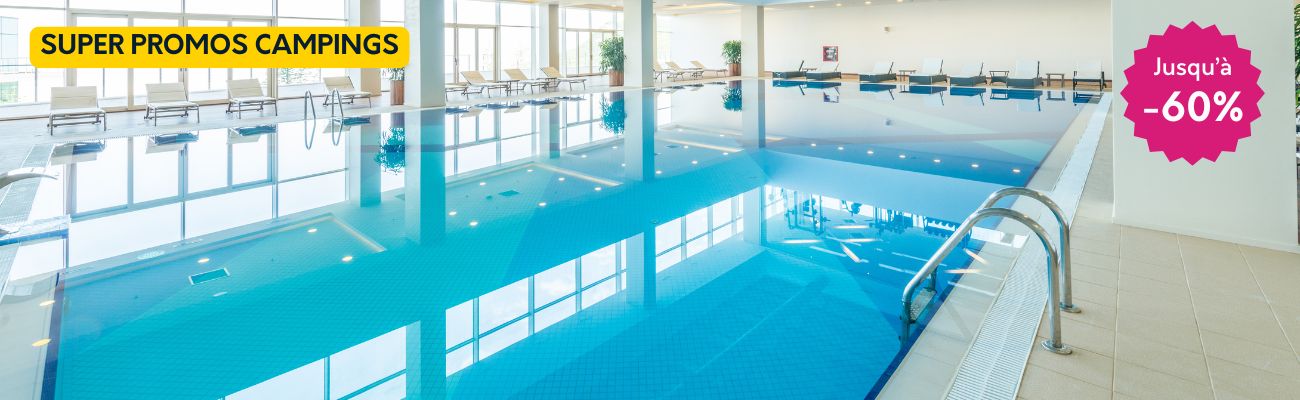 Campings en promos avec piscine couverte