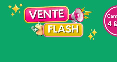 Vente Flash - Campings 4 et 5 étoiles