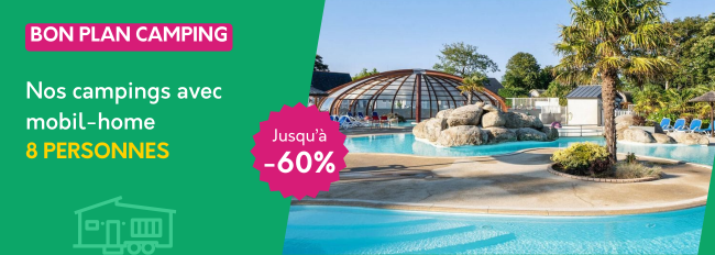 Campings avec mobil-home 8 personnes