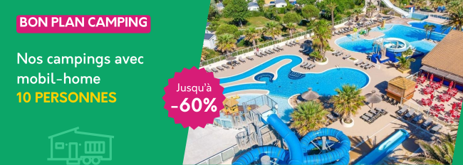 Campings avec mobil-home 10 personnes