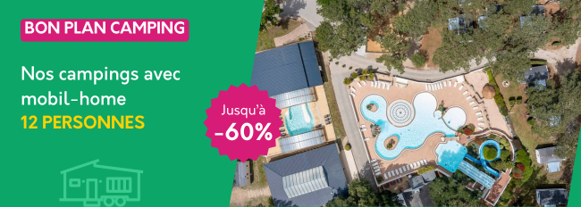 Campings avec mobil-home 12 personnes