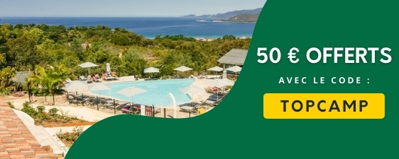 50 euros offerts avec le code TOPCAMP