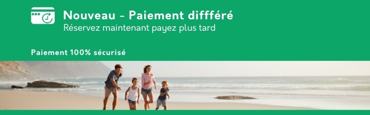 Réservez avec le paiement différé