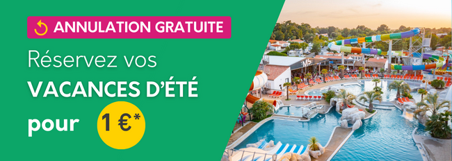Réservez pour 1 euro