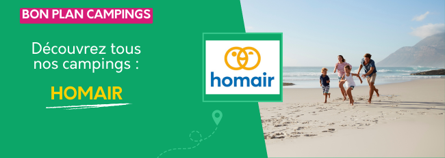 Sélection campings Homair